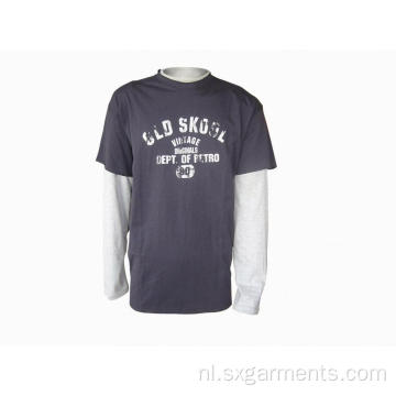 Man&#39;s T-shirt met lange mouwen